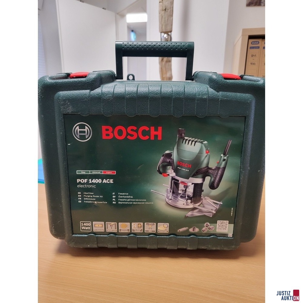 Oberfräse Bosch POF 1400 ACE inkl. Koffer