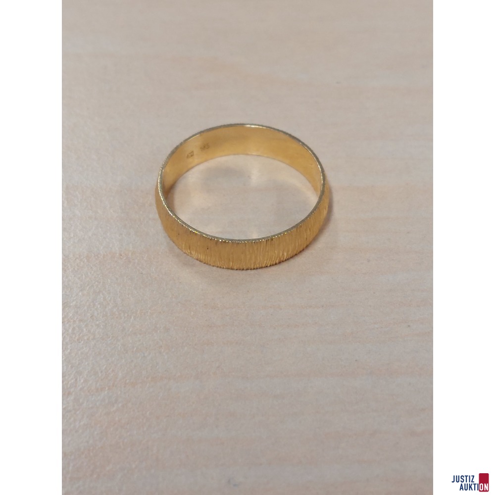 Ehering 585 ‰ Gelbgold punziert