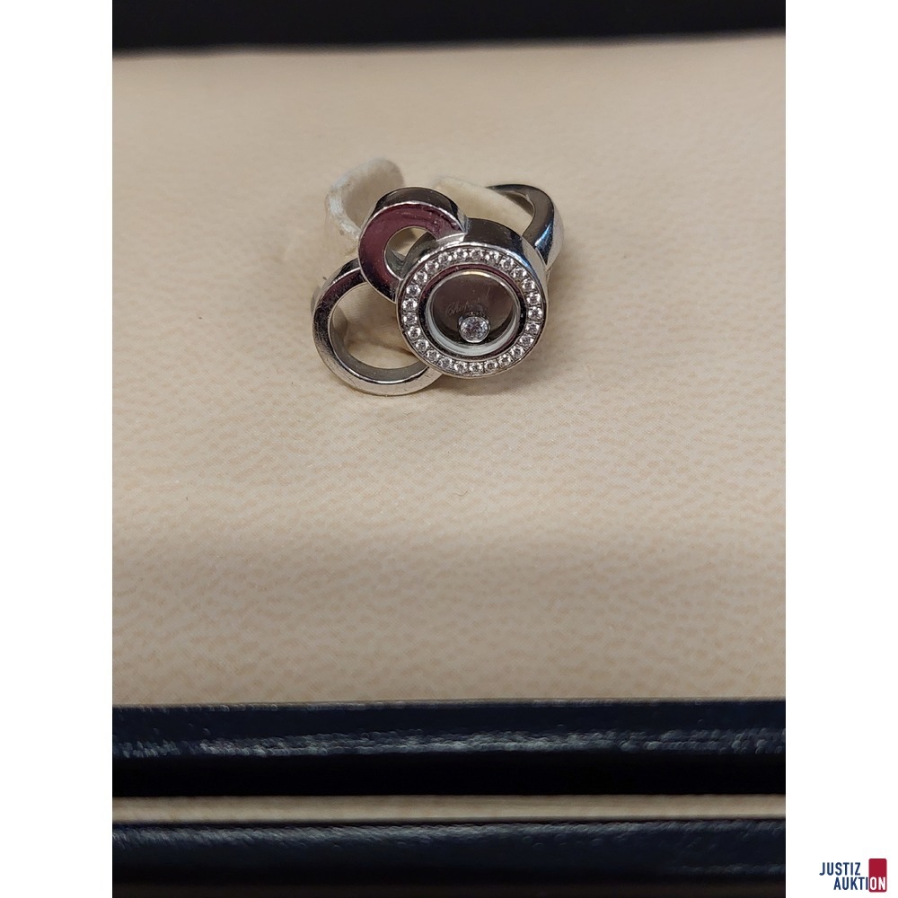 Wei&szlig;gold Ring Chopard 4&comma;8 g 750 &permil; punziert