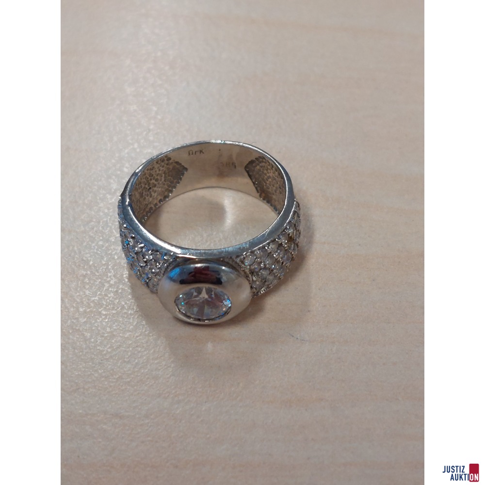 Damen Weißgold Ring 585 ‰ punziert