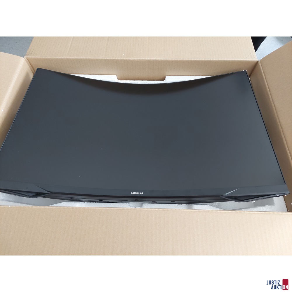 Curved Gaming Monitor Odyssey der Marke Samsung "32" LC32G55TQWRXE 1 MS - 144 Hz - 4 K - Seriennummer: CXHQH4ZR301170 gebraucht/Gebrauchsspuren vorhanden