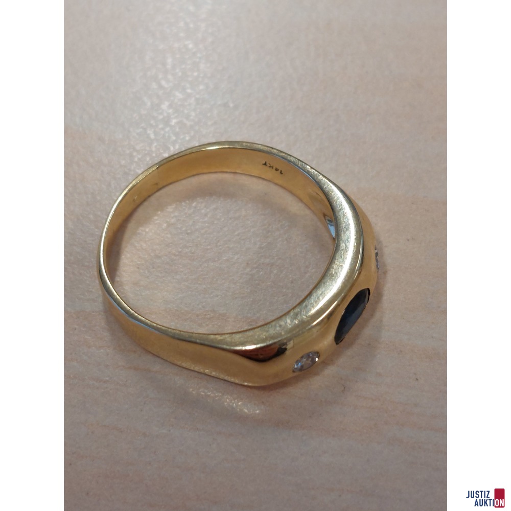 Herrenring 585 ‰ punziert