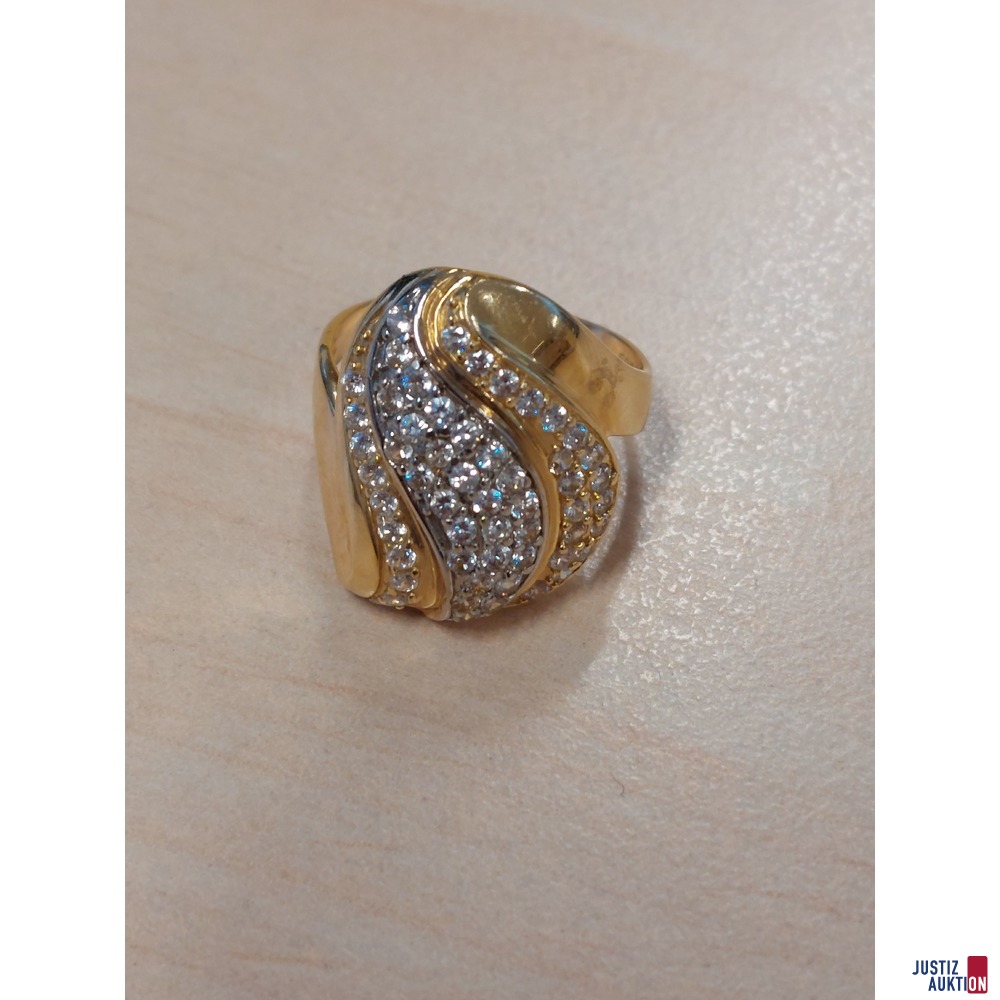 Damen Gelbgold Ring 585 ‰ punziert