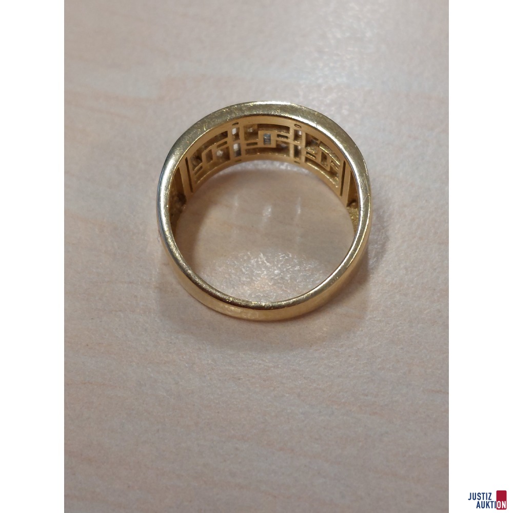 Damen Gelbgold Ring 585 ‰ punziert