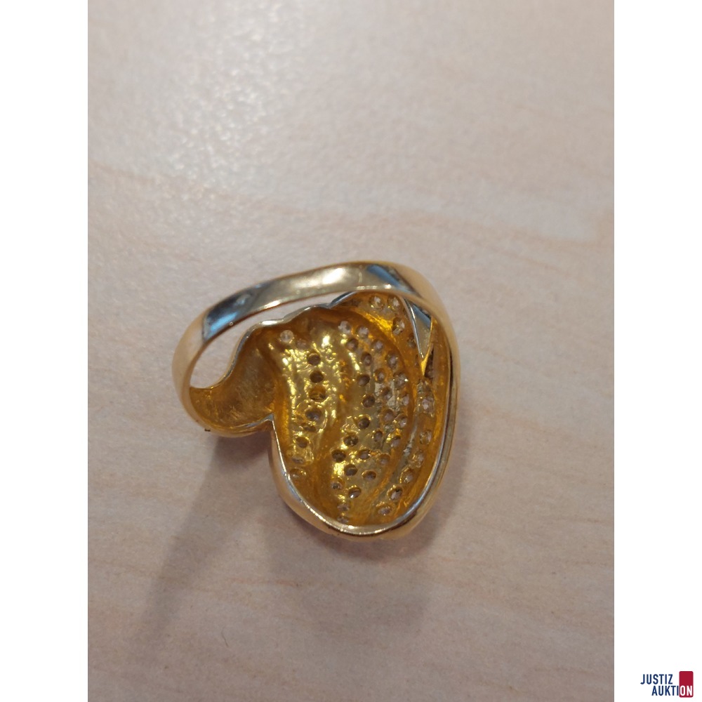 Damen Gelbgold Ring 585 ‰ punziert