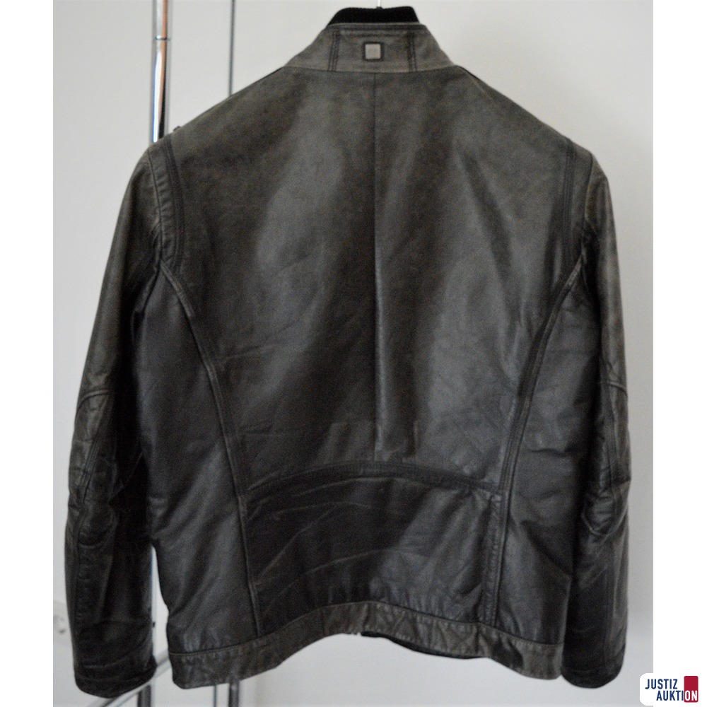 Lederjacke Rückseite