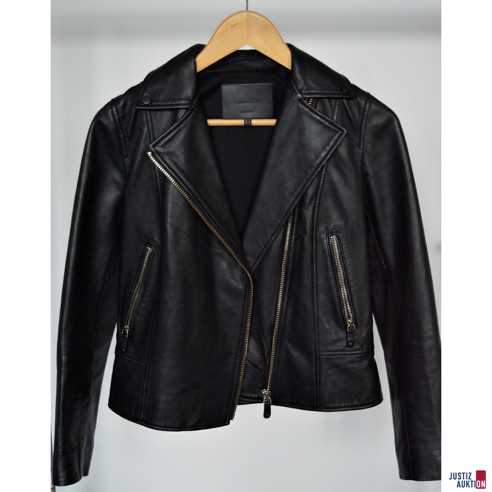 Lederjacke Vorderseite