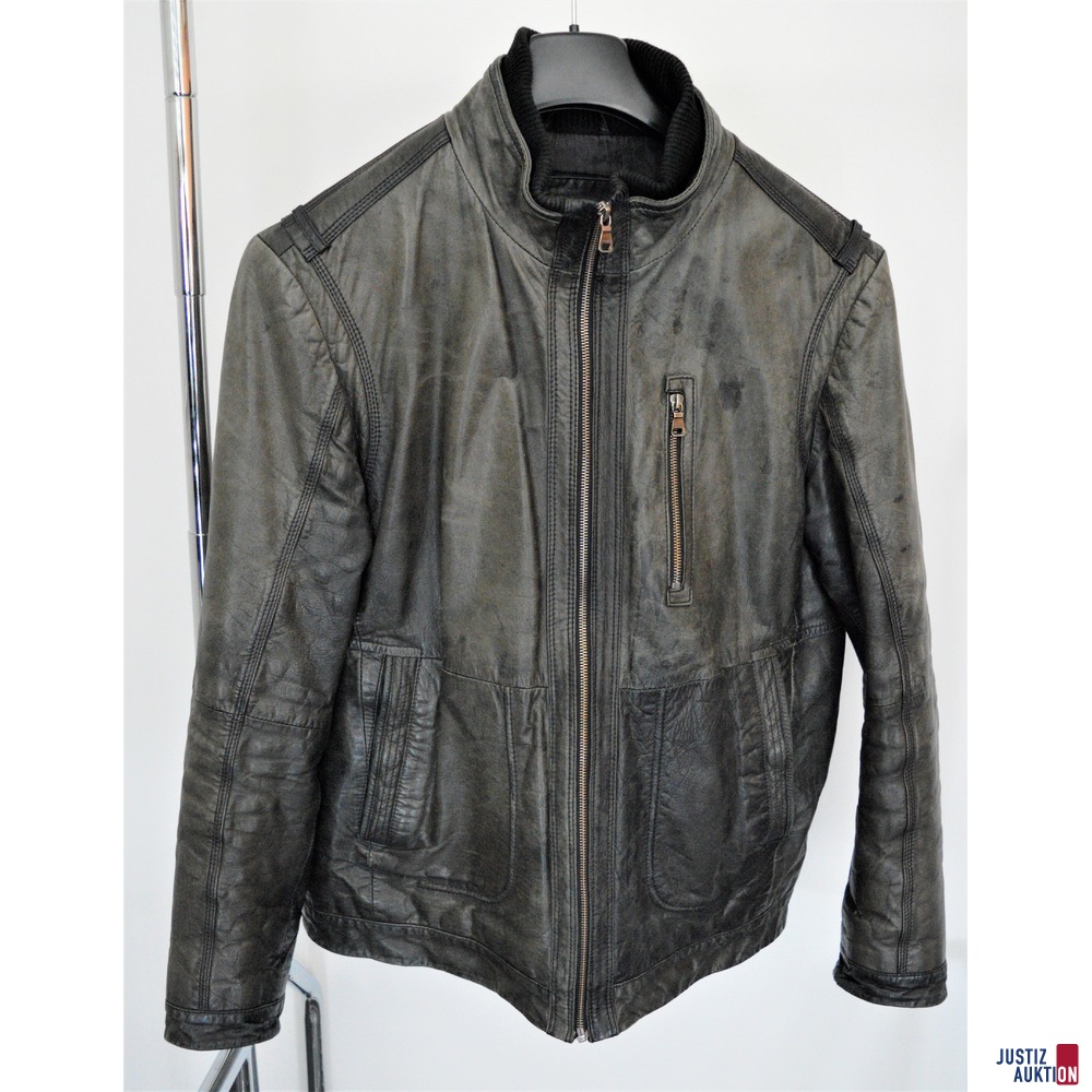 Lederjacke Vorderseite