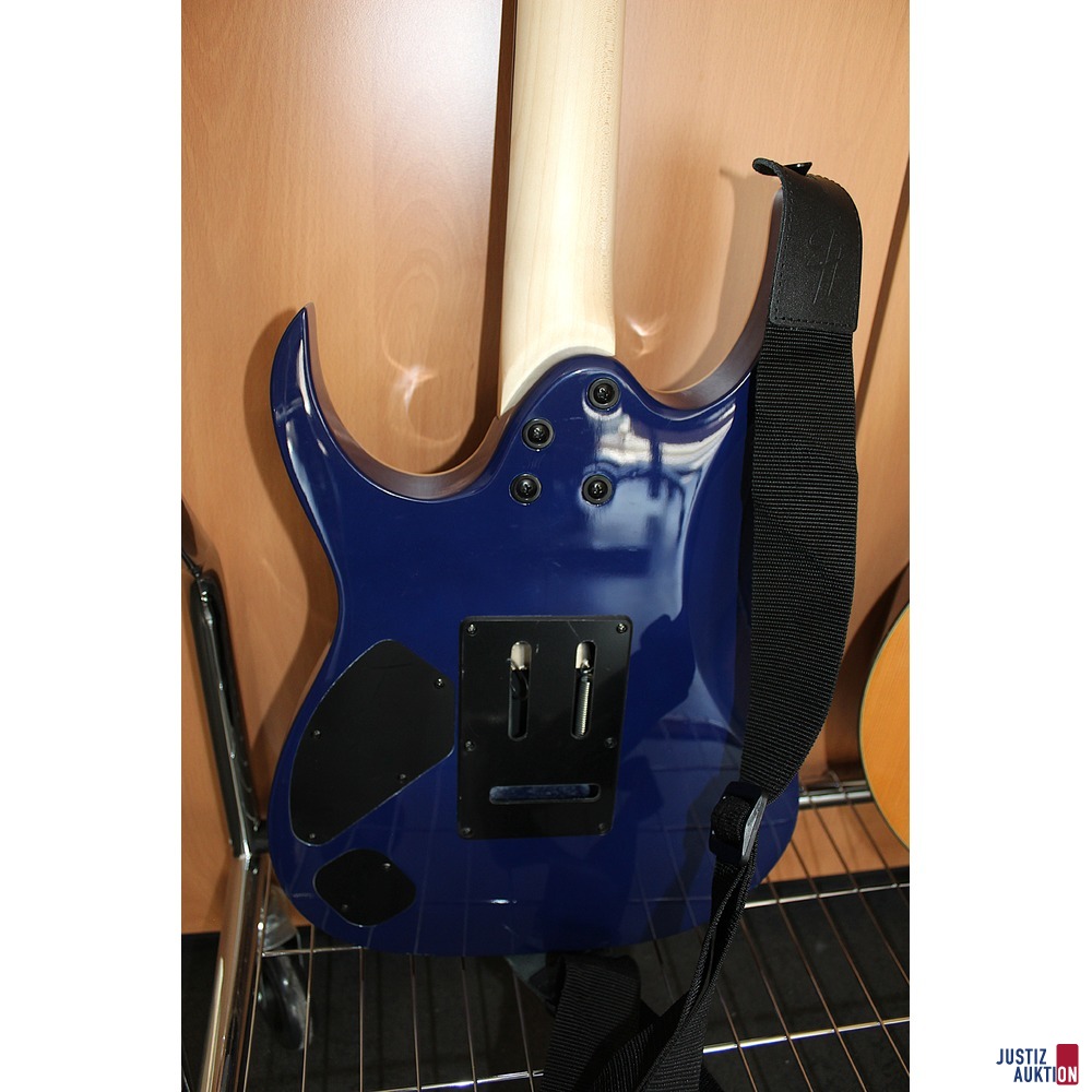 E-Gitarre Rückseite mit Gurt