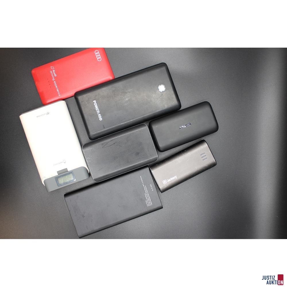 Gesamtansicht Powerbanks
