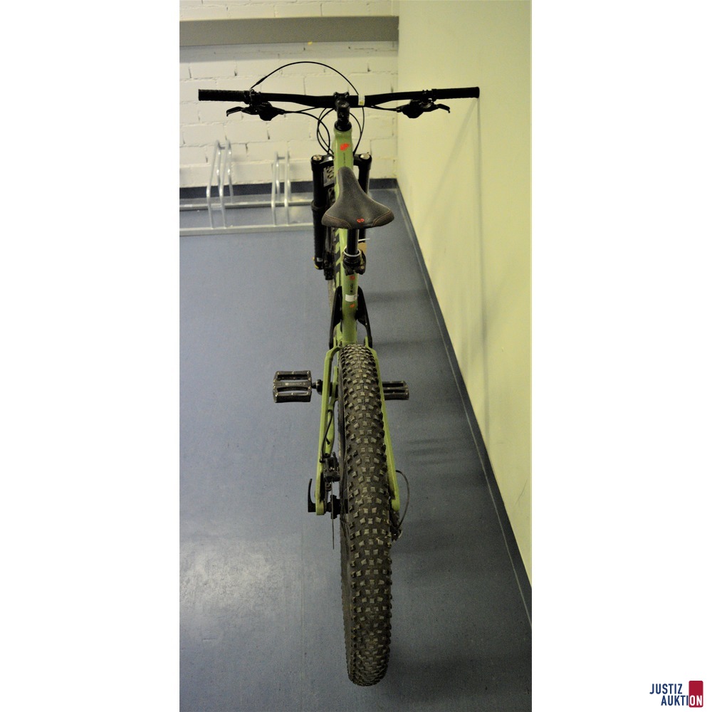 Rückansicht Fahrrad