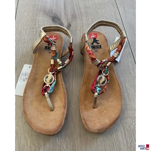 Sandalen bunt