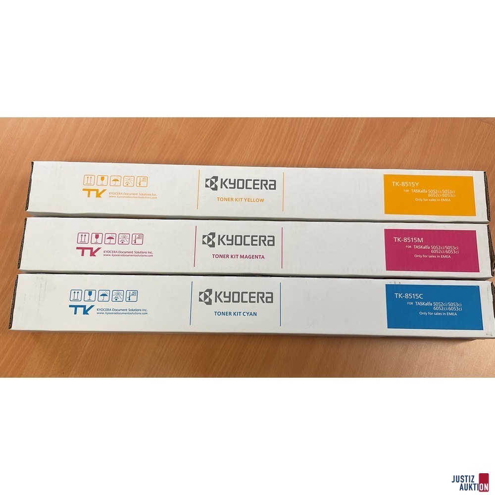 Tonerkartuschen (beispielhaft) Insgesamt 14 Kartuschen