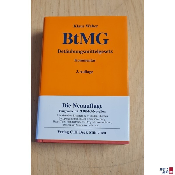 Vorderansicht BtMG, Kommentar, 3. Auflage