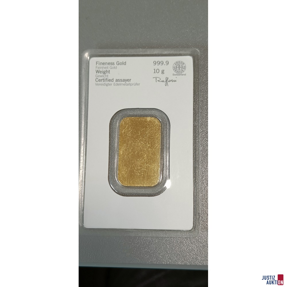 Goldbarren 137528 rück