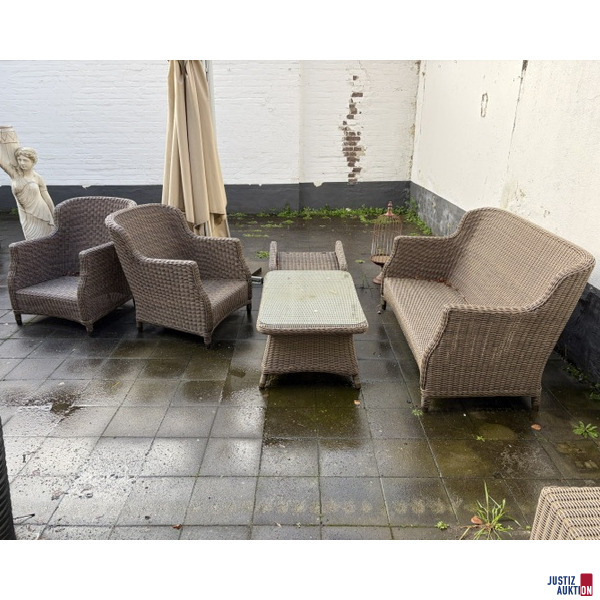 Rattanm&ouml;bel Beige