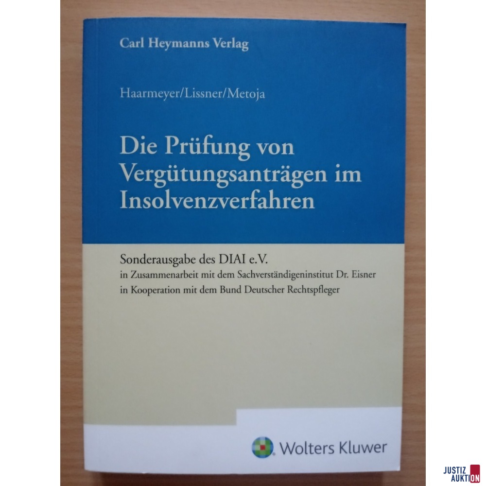 Vergütungsanträge InsVV
