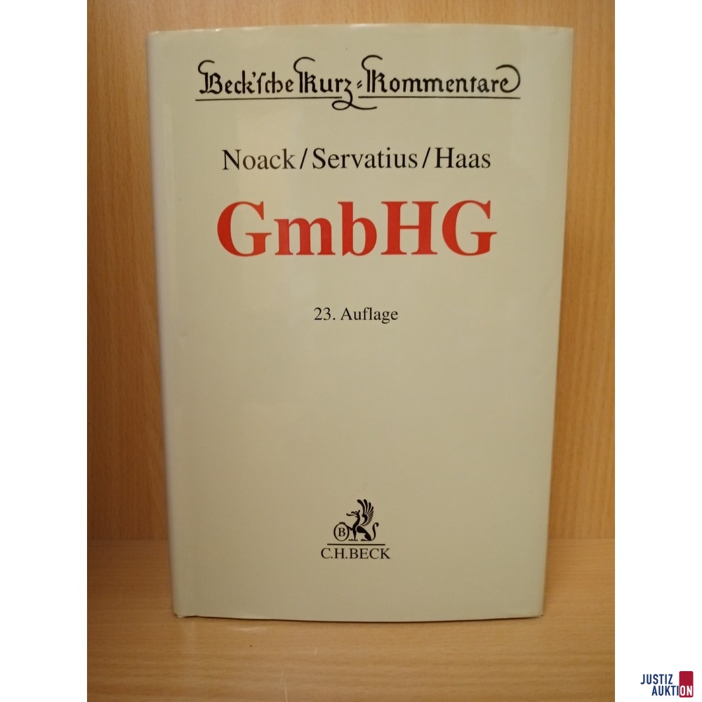 GmbHG&comma; 23&period; Auflage