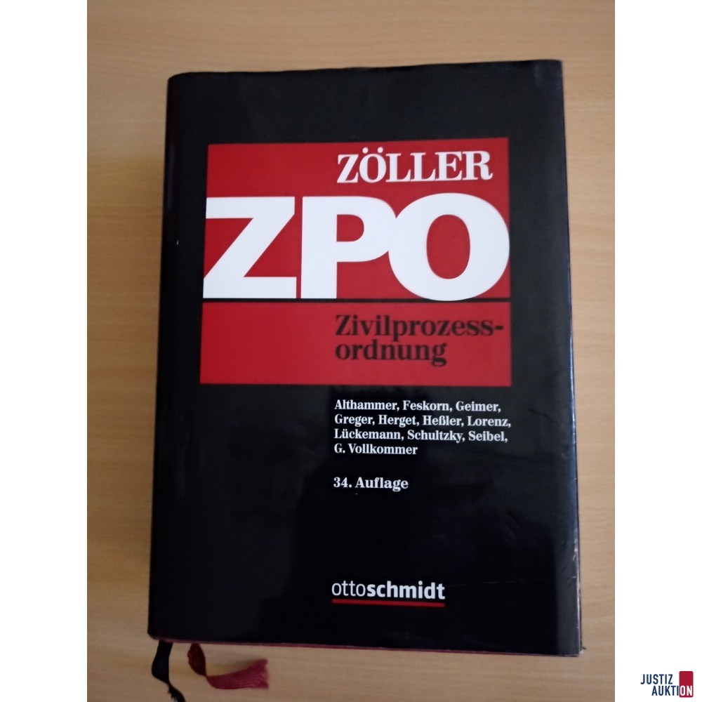 Z&ouml;ller&comma; 34&period; Auflage