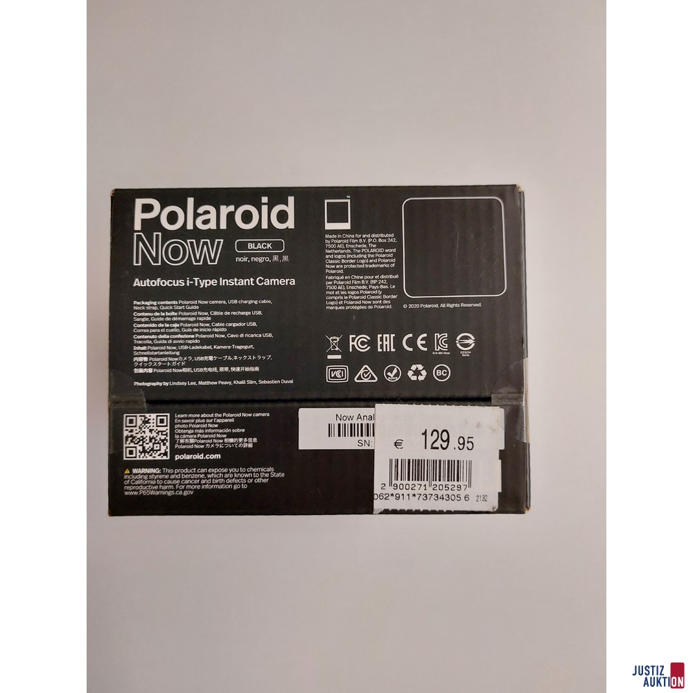 Polaroid Kamera - Model Now - schwarz - Originalverpackt
