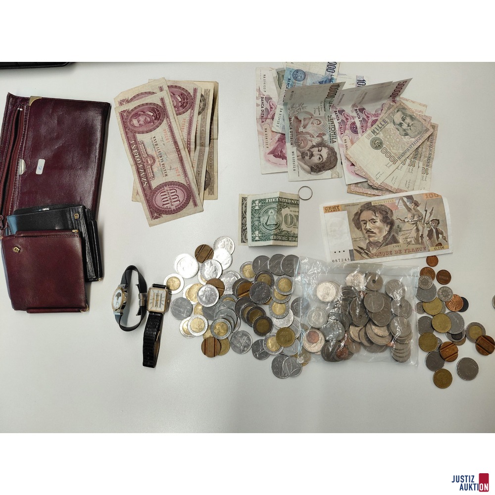 Lot Weltm&uuml;nzen und Banknoten u&period;a&period;