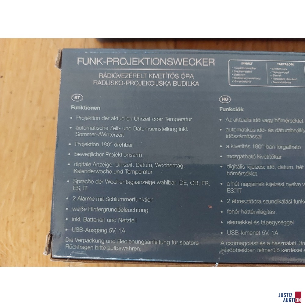 4 Projektionswecker – Funk Marke: Sempre