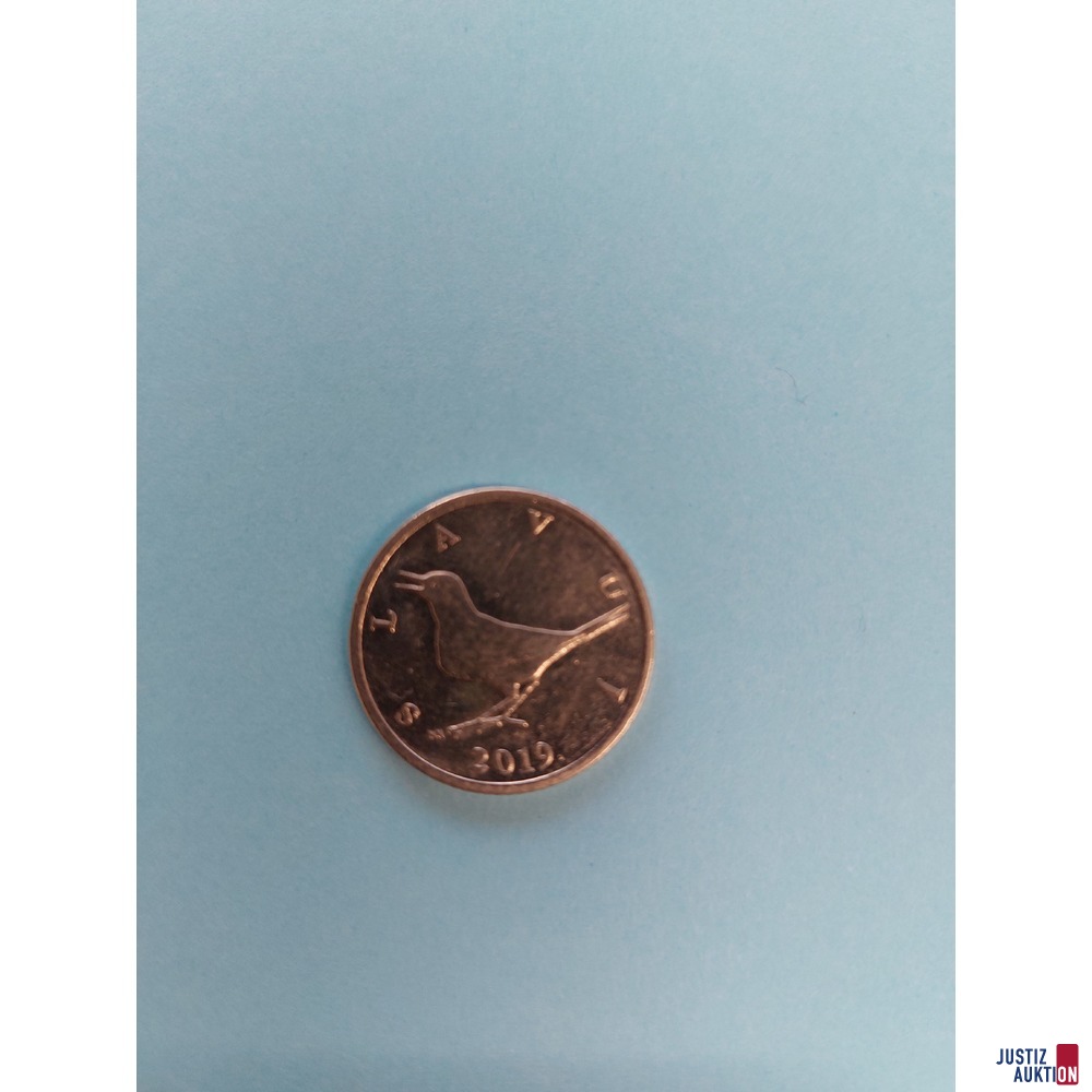 Einfach Dukaten und 1 Kuna Münze