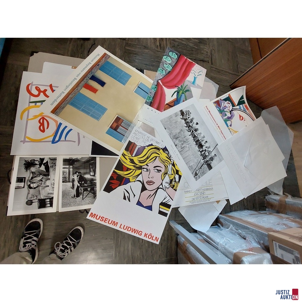 Posten diverse Poster laut Foto