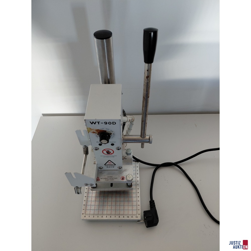 Hei&szlig;pr&auml;gemaschine&comma; WT-90D- nicht &uuml;berpr&uuml;fbar da Stecker defekt