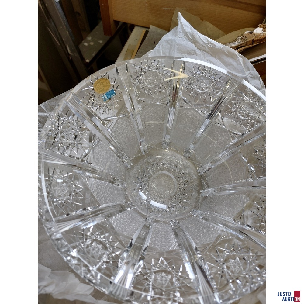 Konvolut an Bleikristallgläser u.a.