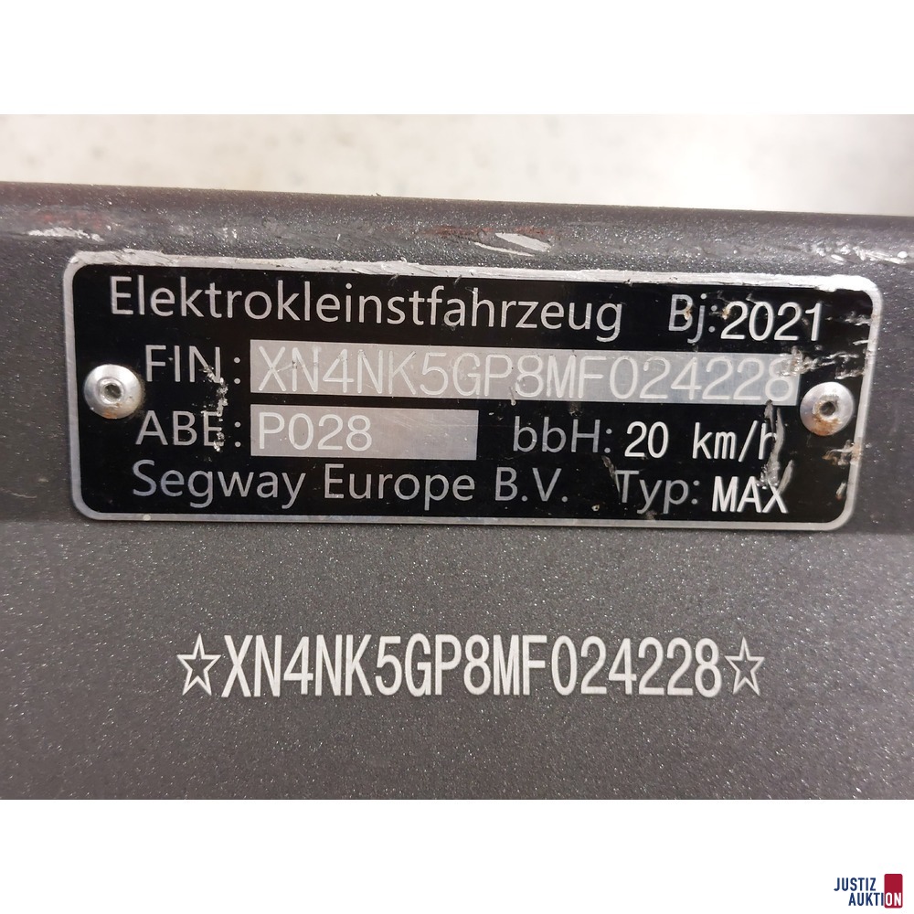 E-Scooter Ninebot Segway gebraucht/Gebrauchsspuren vorhanden