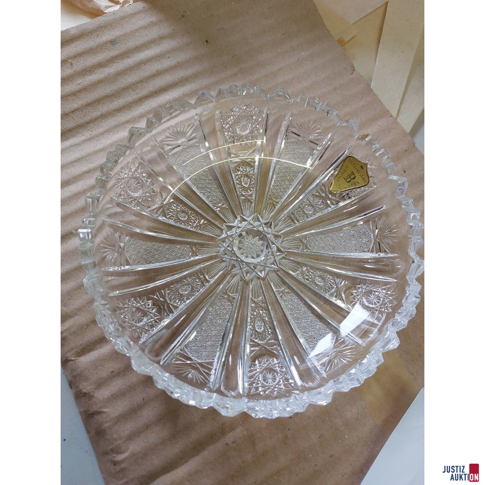 Konvolut an Bleikristallgläser u.a.