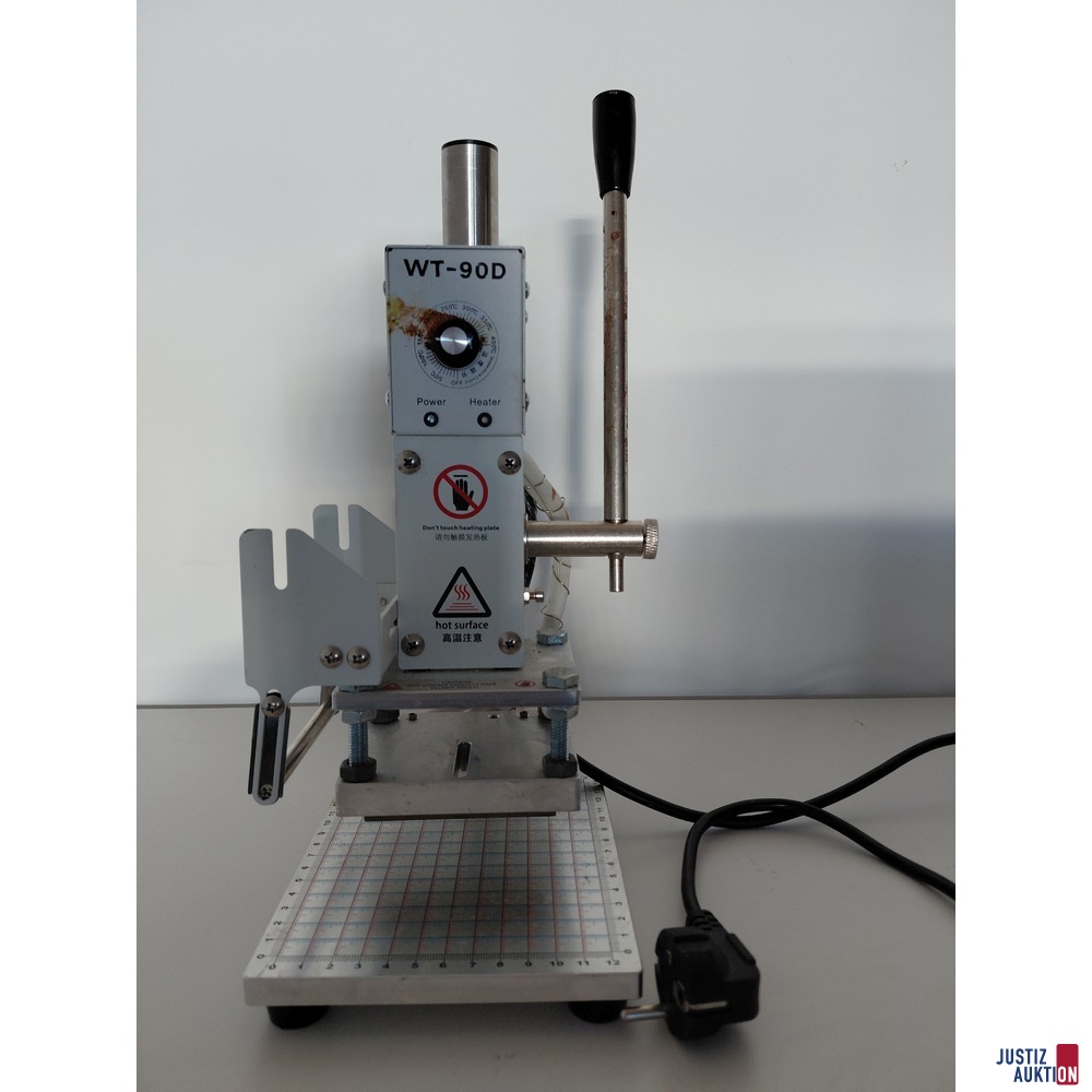 Hei&szlig;pr&auml;gemaschine&comma; WT-90D- nicht &uuml;berpr&uuml;fbar da Stecker defekt