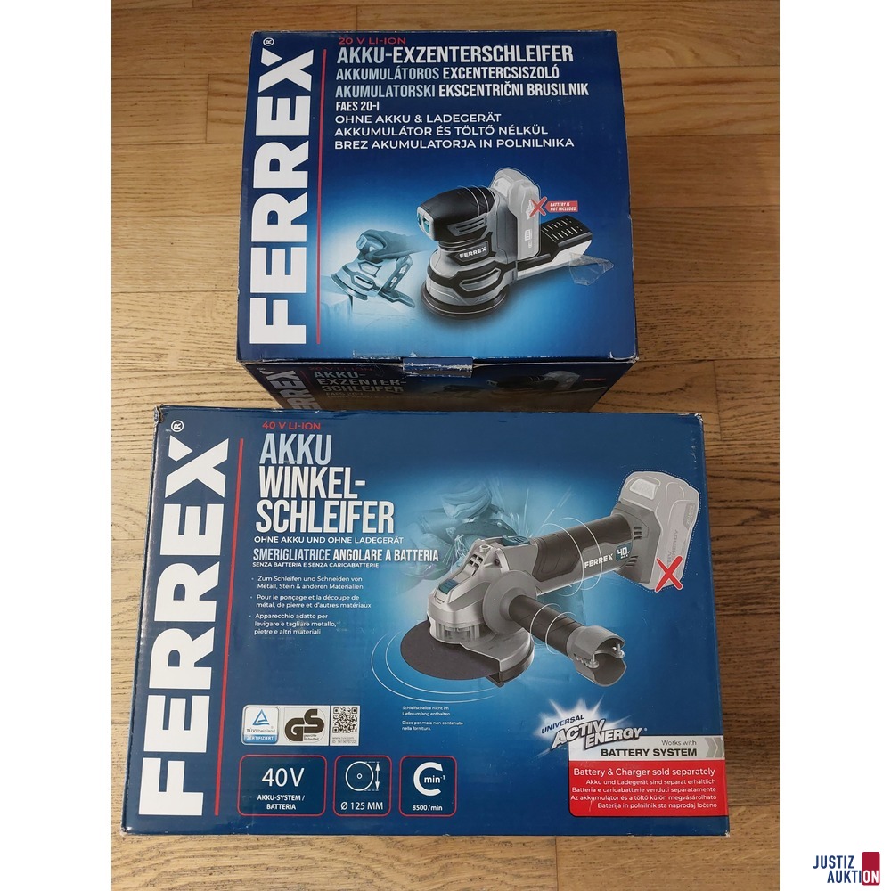 Akku Exzenterschleifer FAES 20-I Marke: Ferrex