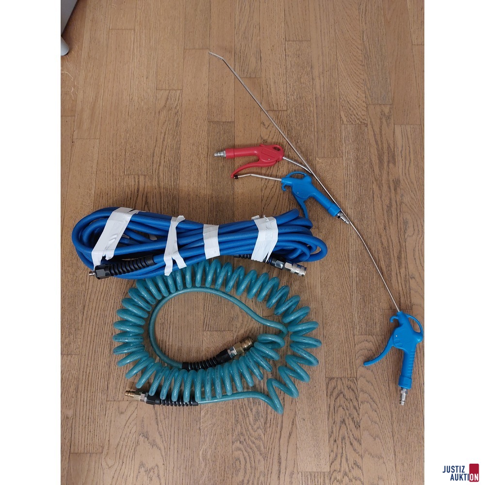 Kompressorschläuche - 3 Sprüh Pistolen