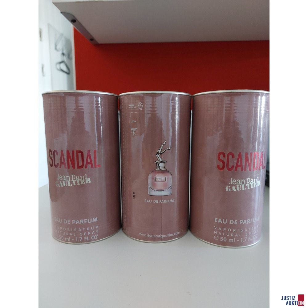 3 Eau De Parfum, Jean Paul Gaultier, Scandal, 50 ml
