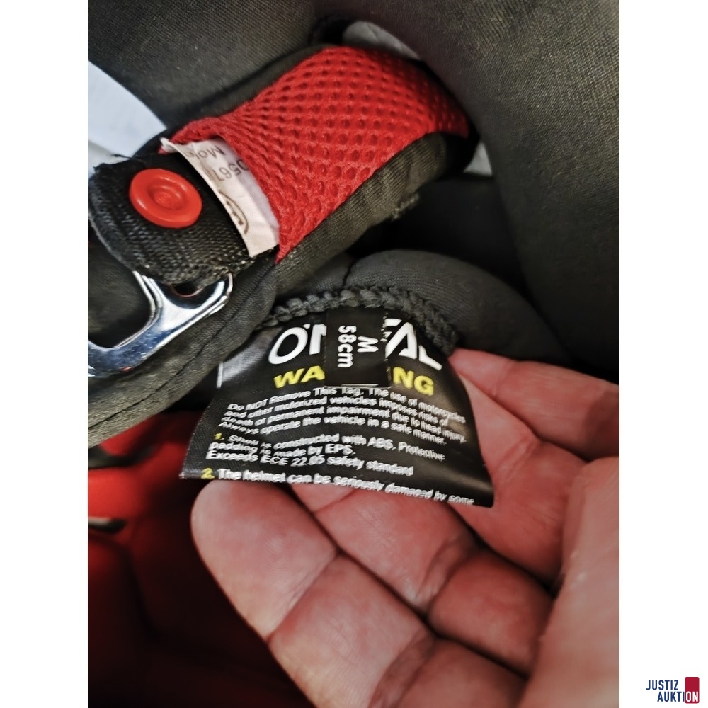 Etikett Größe Helm