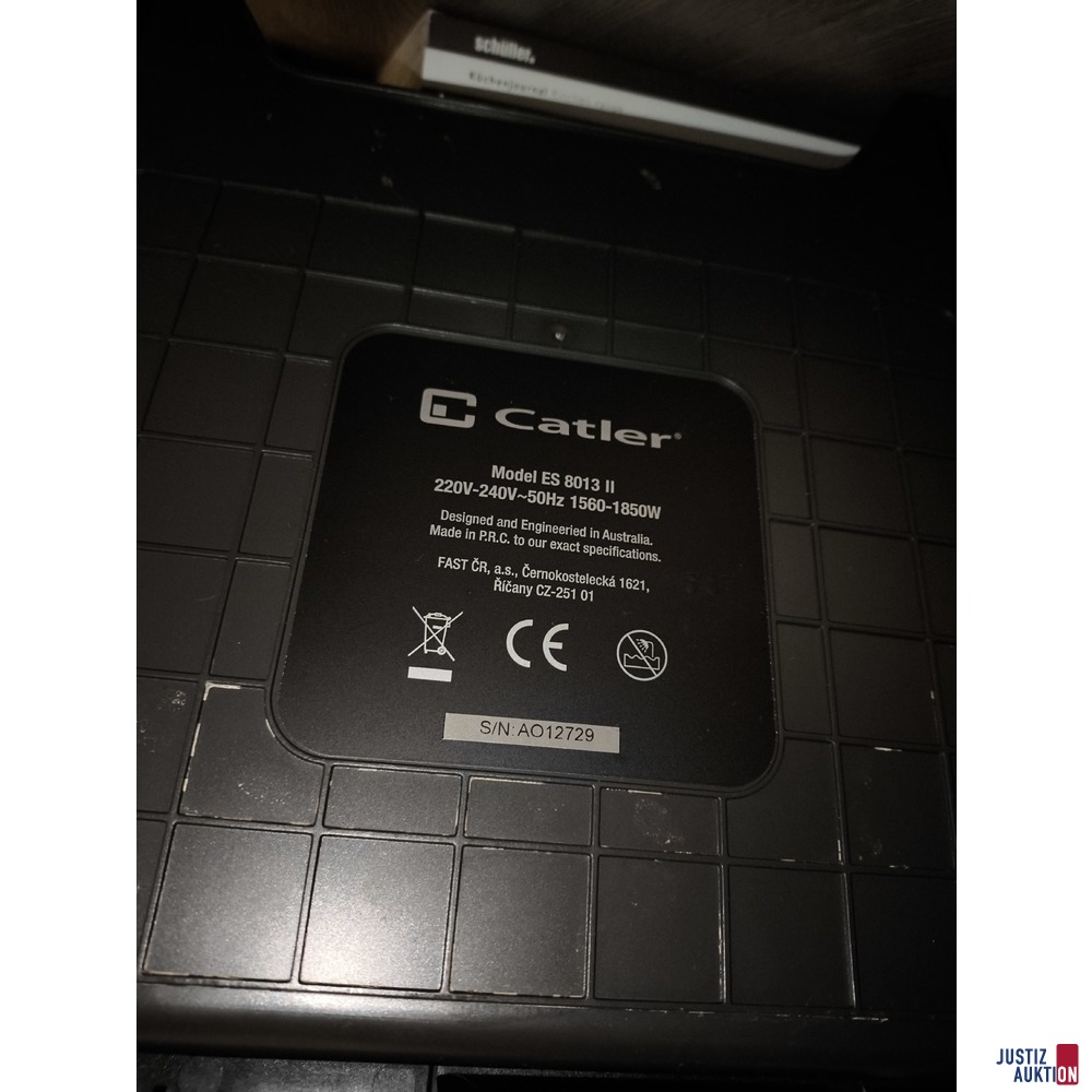 Unterseite Modellbezeichnung