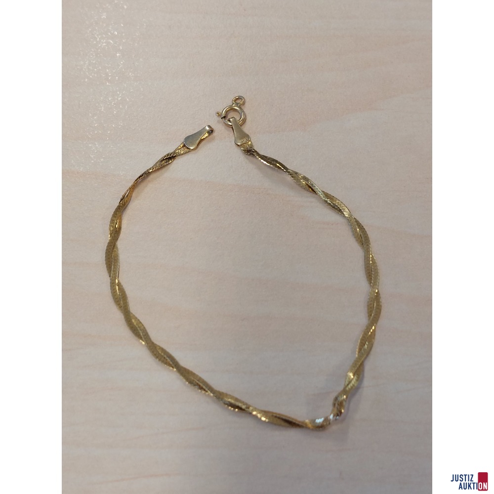 Damenarmband Gelbgold 585 punziert