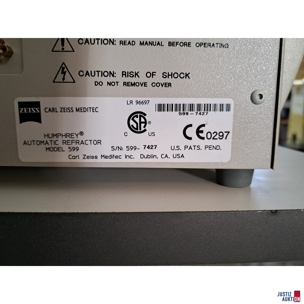 Automatisches Refraktometer Modell 599 gebraucht/Gebrauchsspuren vorhanden