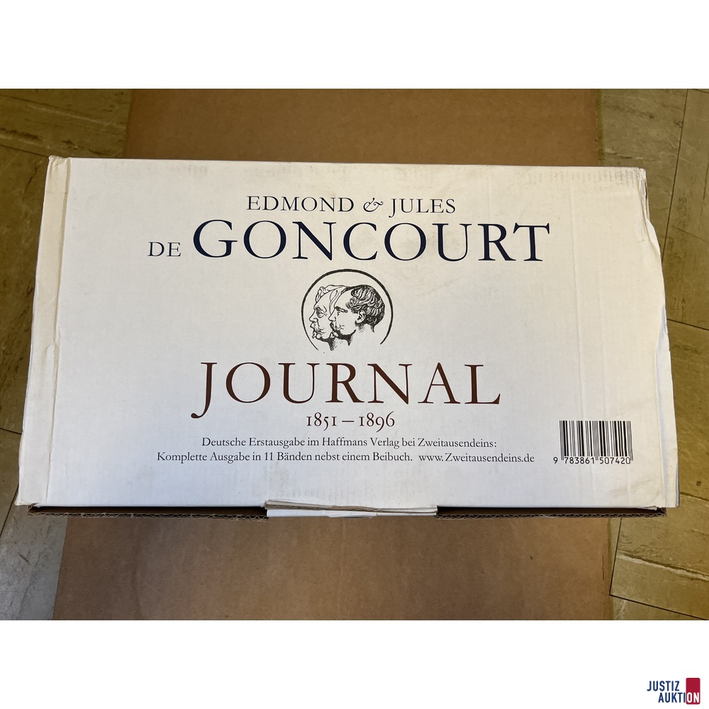 Edmond & Jules De Gouncourt Journal 1851-1896