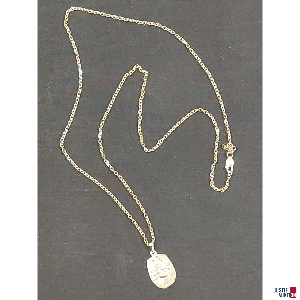 Halskette 18 Karat Gelbgold u.a.