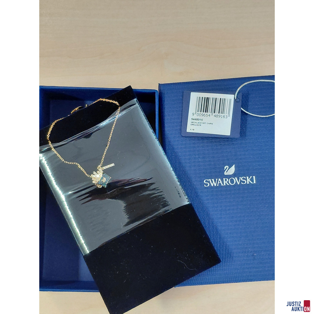 Swarovski Kette &ndash; Necklace Set Chips Nr&period; 5448916