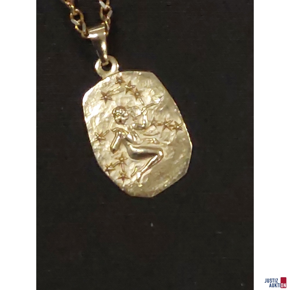 Halskette 18 Karat Gelbgold u.a.