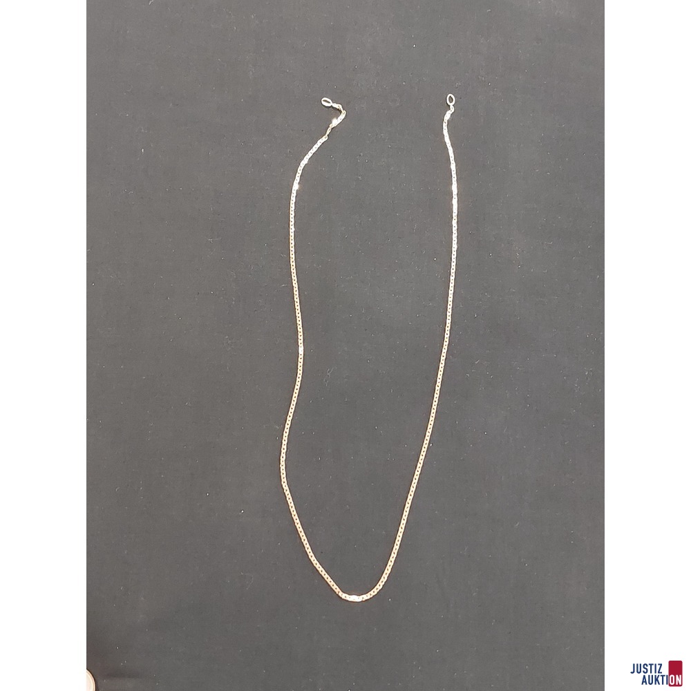 Halskette 14 Karat Rosegold Länge 45 cm