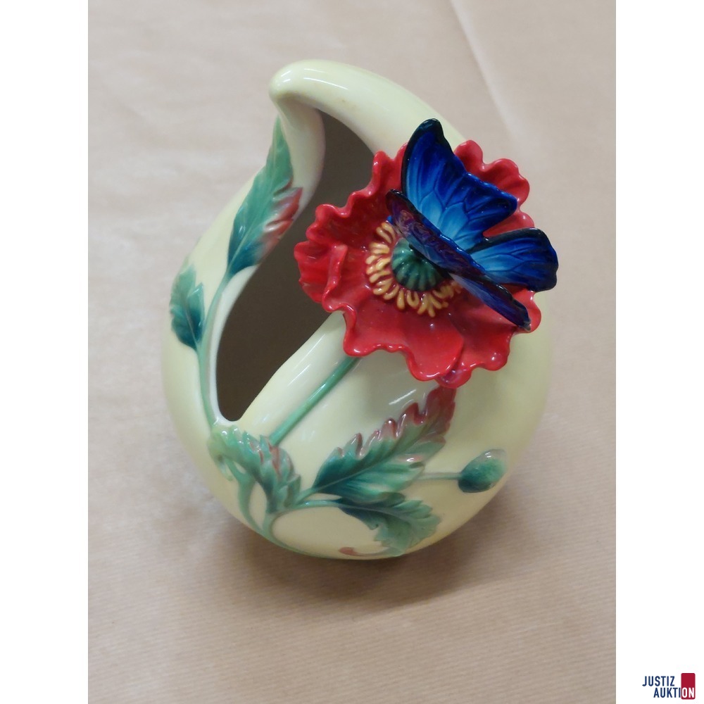 Porzellan Vase der Marke Franz Collection