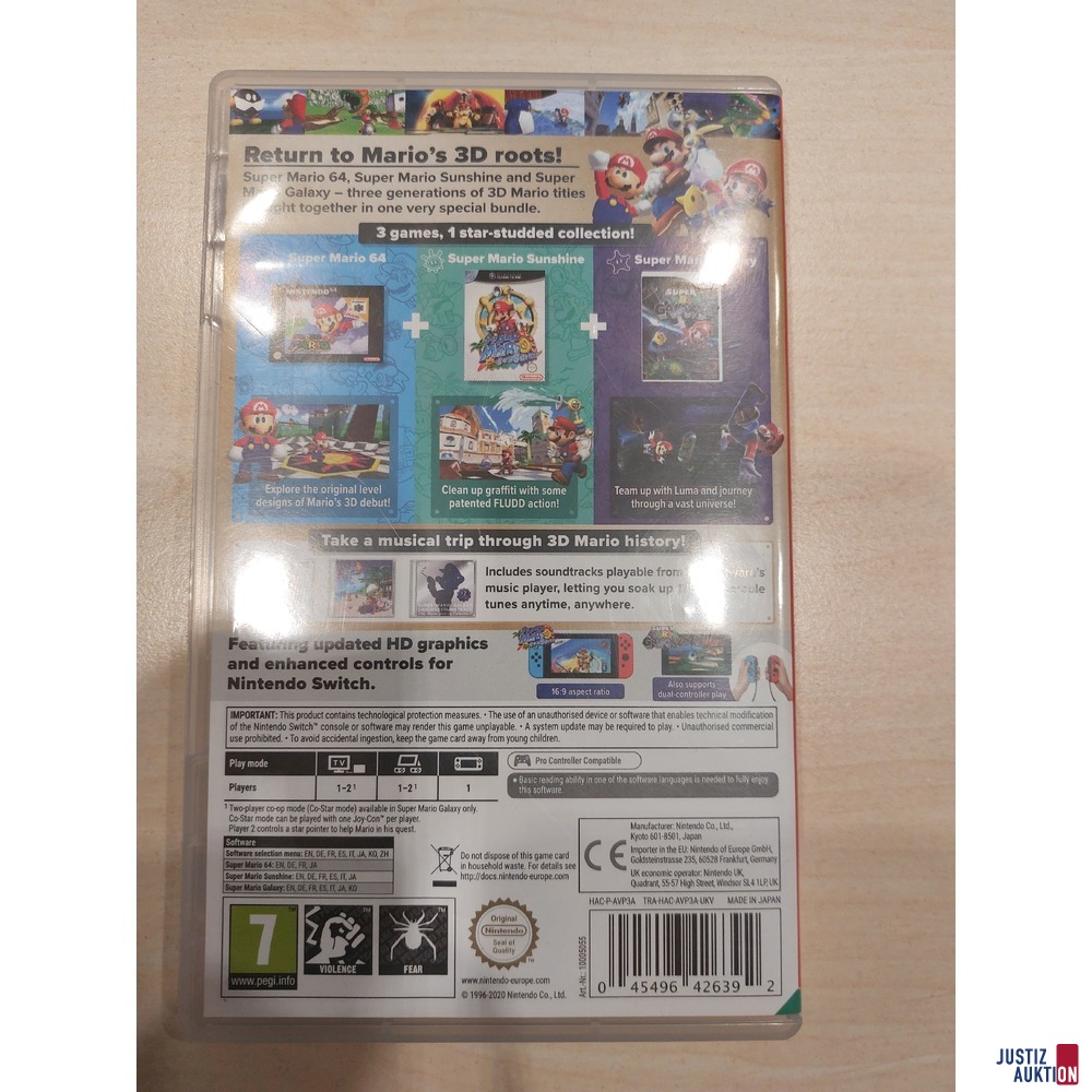Nintendo Switch Spiel Super Mario 3D All Stars