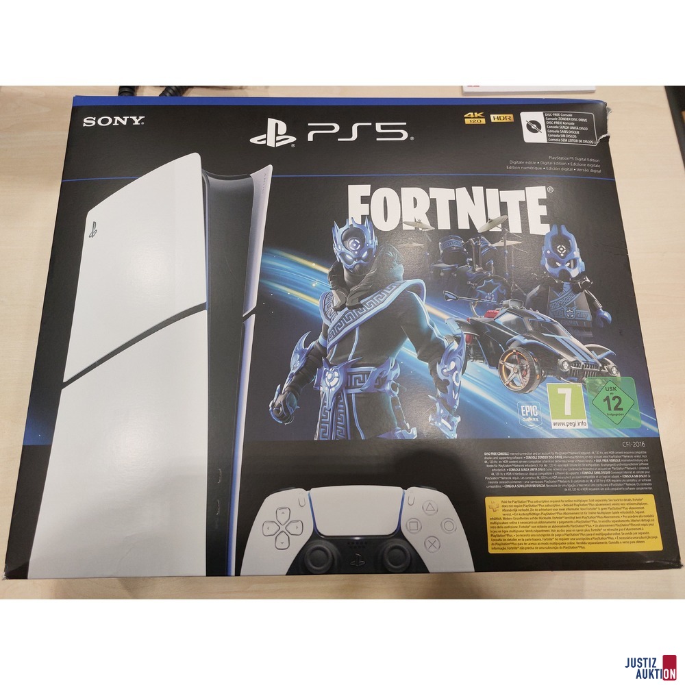 Sony PS5 Digital Modellnummer: CFI-2016 B01Y