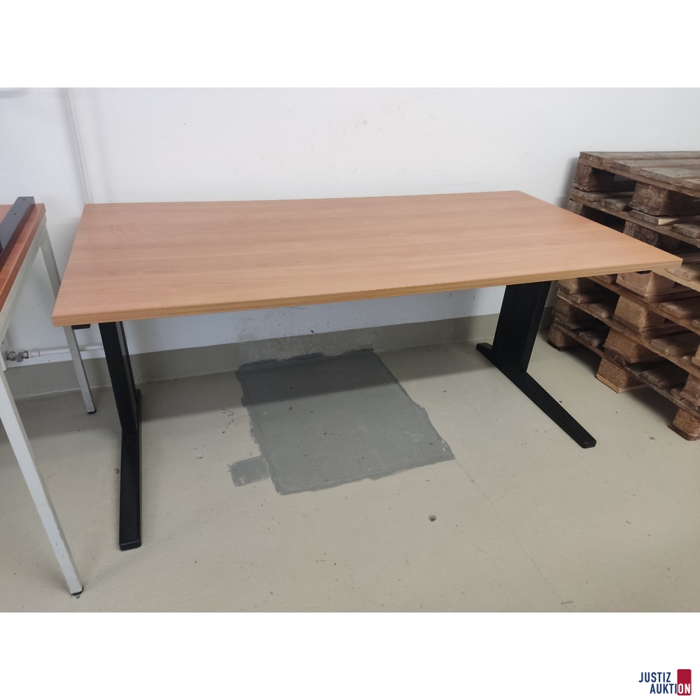 Schreibtisch manuell h&ouml;henverstellbar