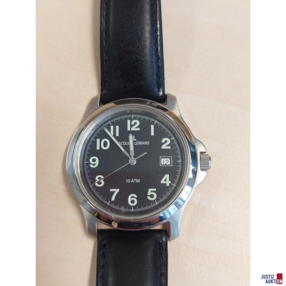 Herrenarmbanduhr der Marke Jaques Lemans